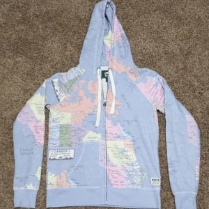 Roots Map of Canada full zip hoody